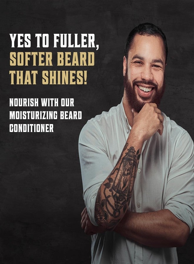 Viking Revolution غسول لحية ثورة الفايكنج وبلسم لحية للرجال بزيت الأركان وزيت الجوجوبا - مُلين ومقوي للحية للعناية باللحية شامبو وبلسم للحية مع زيت اللحية (17 أونصة فانيليا متبلة) - Image 4