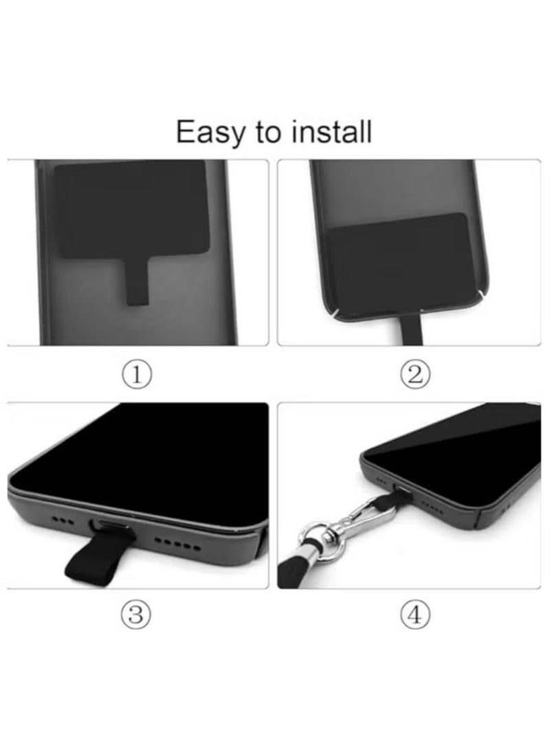 Universal Crossbody Phone Lanyard Adjustable Nylon Strap Fits Most Phones - Image 3