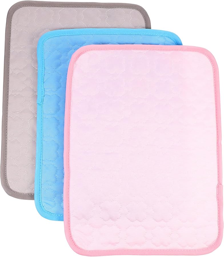 حصيرة تبريد تيهوكس للهامستر وخنزير غينيا والشينشيلا قابلة للغسل خفيفة الوزن وسادة مريحة باللون الرمادي - Image 2