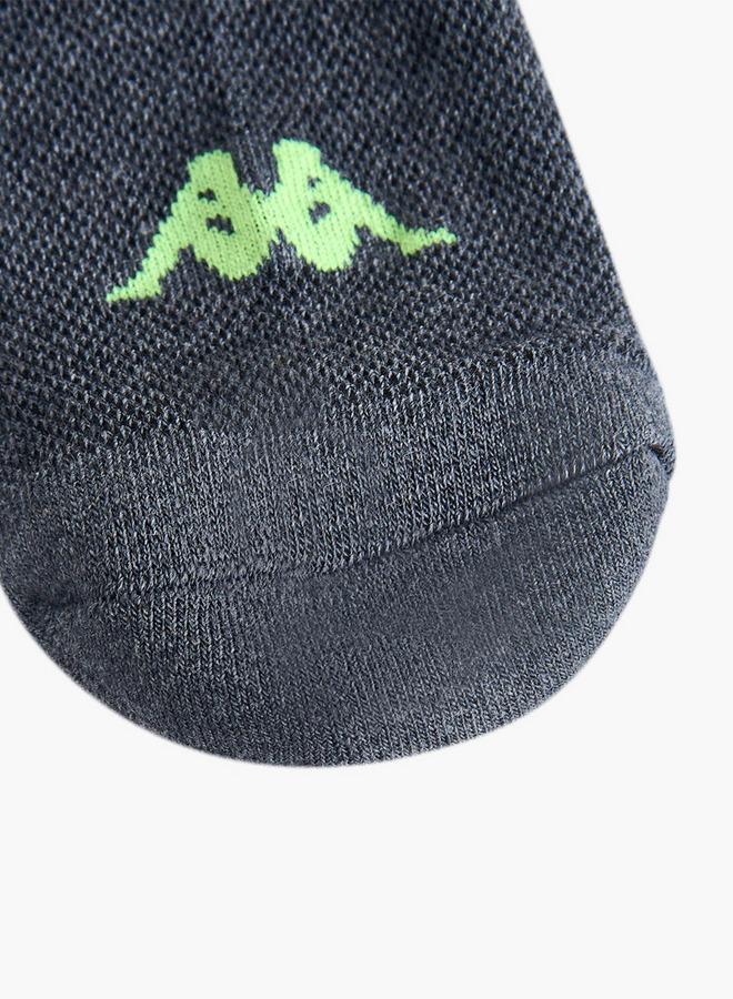 كابا طقم 3 أزواج - جوارب كابا مخططة بطول الكاحل بنصف تيري - Image 3