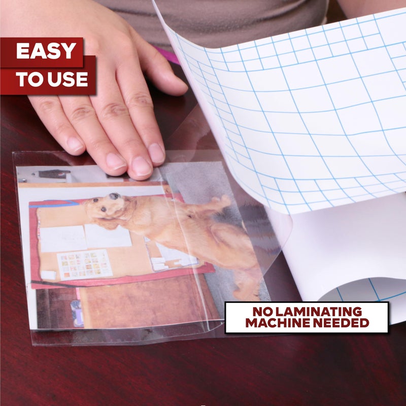 XFasten Self-Adhesive Laminating Sheets, 9 x 12 Inches (50-Pack), 4.76 Thickness - Image 5