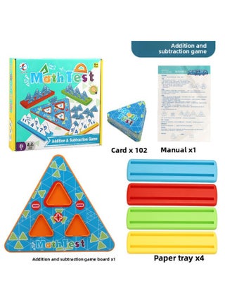 STEAM Children's Board Games Toys Addition, Subtraction, Multiplication And Division Mathematics Thinking Logic Training Reaction Puzzle Early Education-Color:Add And Subtract Game - pzsku/Z671F34E352815815E11EZ/45/1745819680/34721db2-f2f1-4a69-a4a4-03fe2bf63fa6