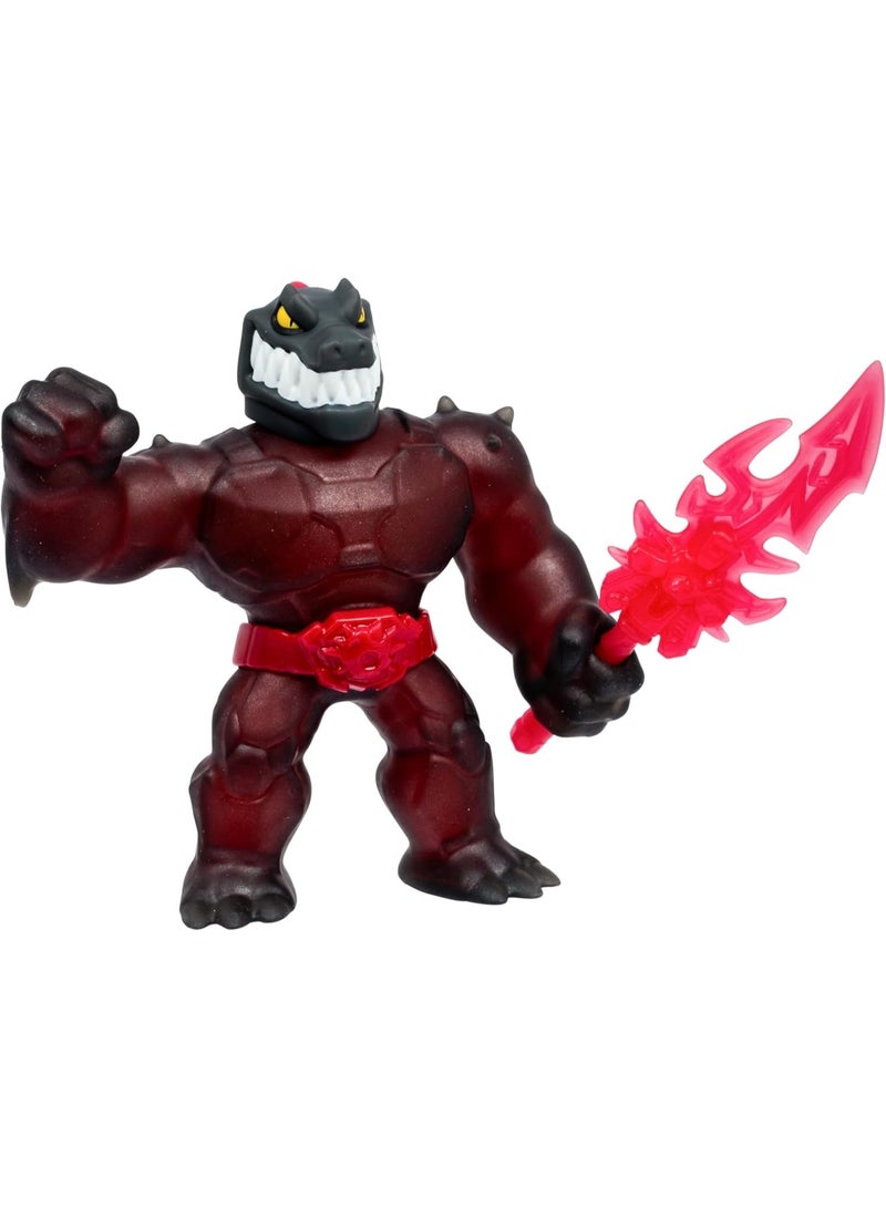 جوو جيت زو أبطال لعبة Goo Jit Zu Meteor Madness، مجسم Stretchy Shredz القابل للتجميع، مع حشوة فريدة من نوعها من مادة Goo المطاطية وشفرة فائقة، لعبة حسية تتمدد حتى 3 أضعاف حجمها - Image 2