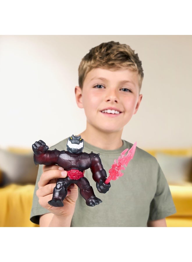 جوو جيت زو أبطال لعبة Goo Jit Zu Meteor Madness، مجسم Stretchy Shredz القابل للتجميع، مع حشوة فريدة من نوعها من مادة Goo المطاطية وشفرة فائقة، لعبة حسية تتمدد حتى 3 أضعاف حجمها - Image 3