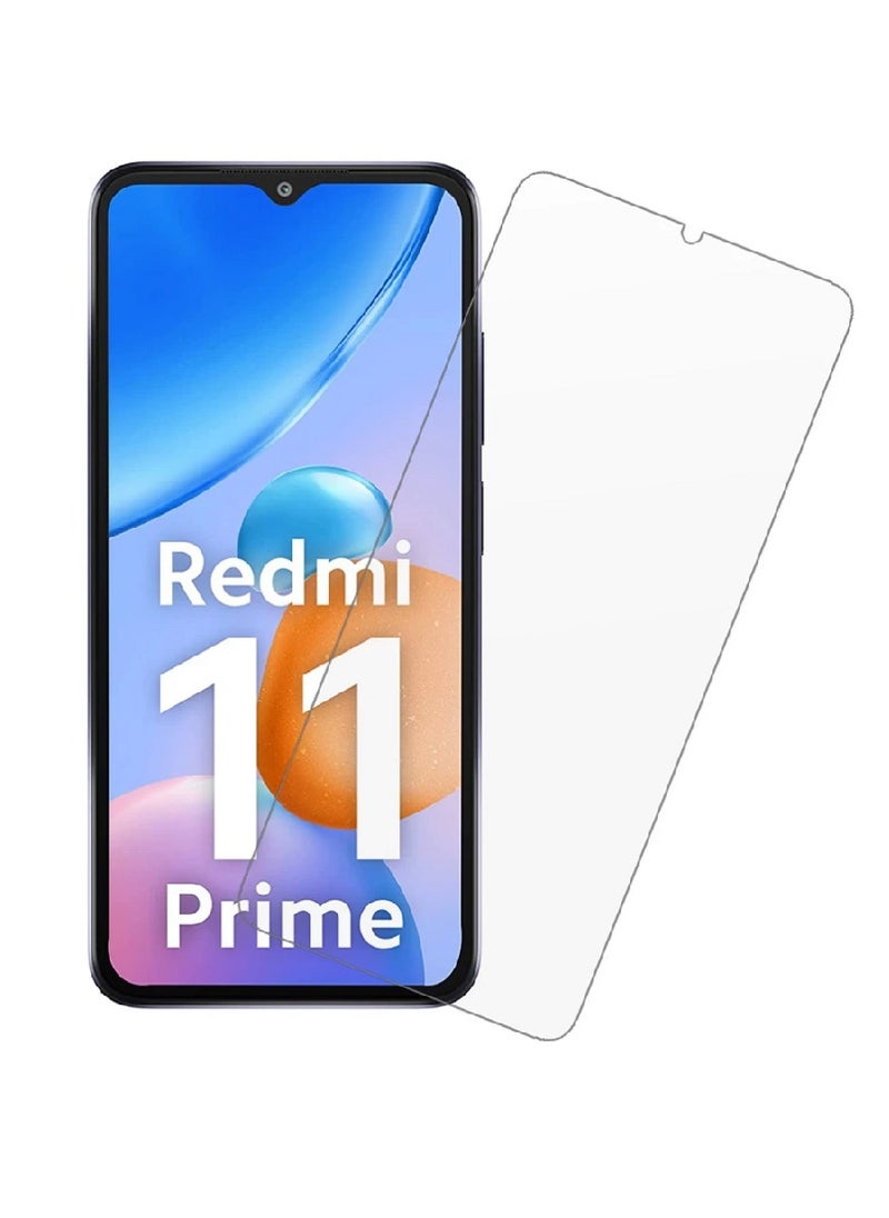 Super Tempered Glass Screen Protector Clear Designed For Xiaomi Redmi 11 Prime Full Screen Coverage And Bubble Free - Image 1