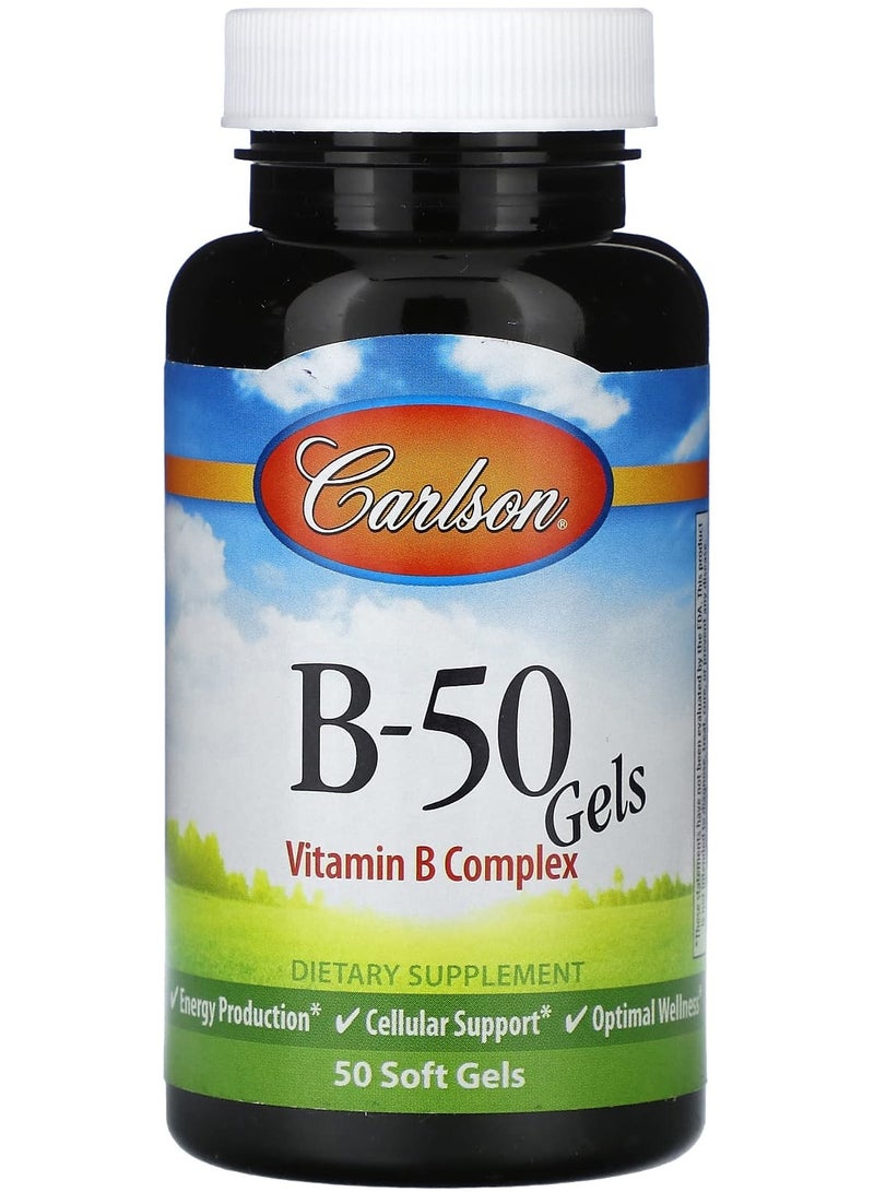 B-50 Gels, 50 Soft Gels