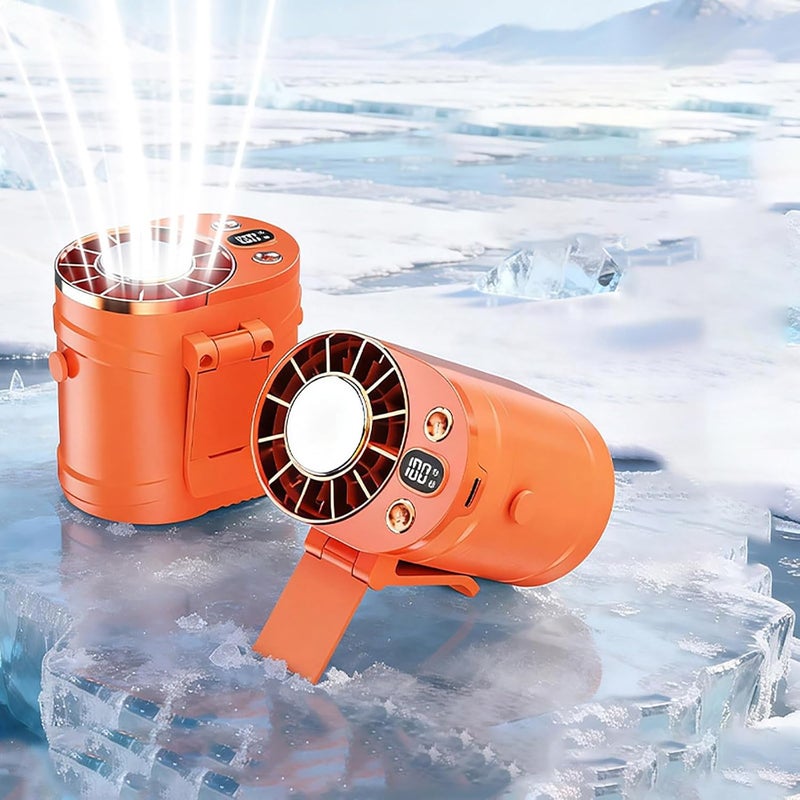Portable Rechargeable Waist Worn Neck Fan  Personal Cooling Fan for Outdoor Adventures - Image 4