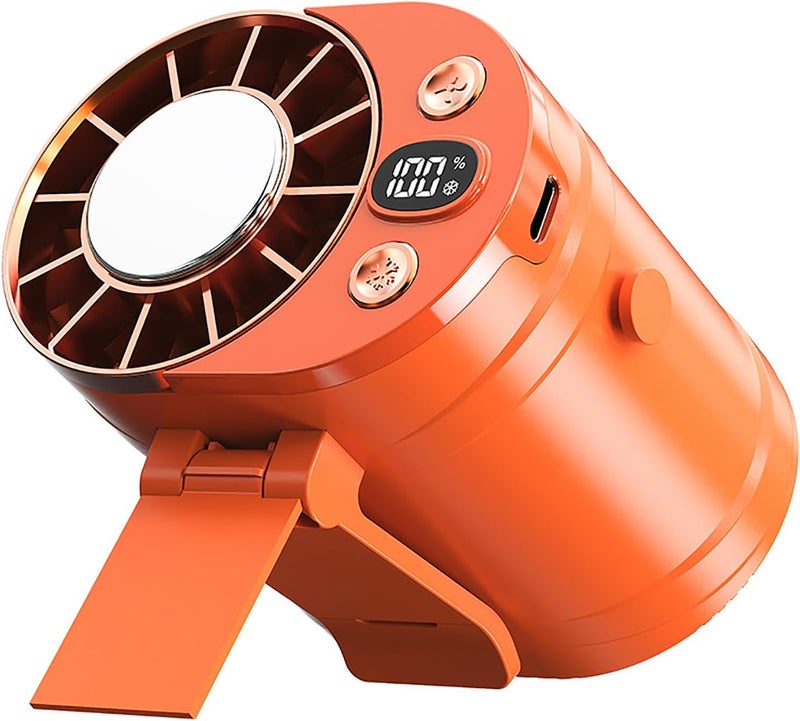 Portable Rechargeable Waist Worn Neck Fan  Personal Cooling Fan for Outdoor Adventures - Image 1
