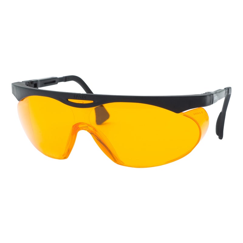Honeywell Uvex Ademco Skyper Blue Light Blocking Computer Glasses with SCTOrange Lens S1933X