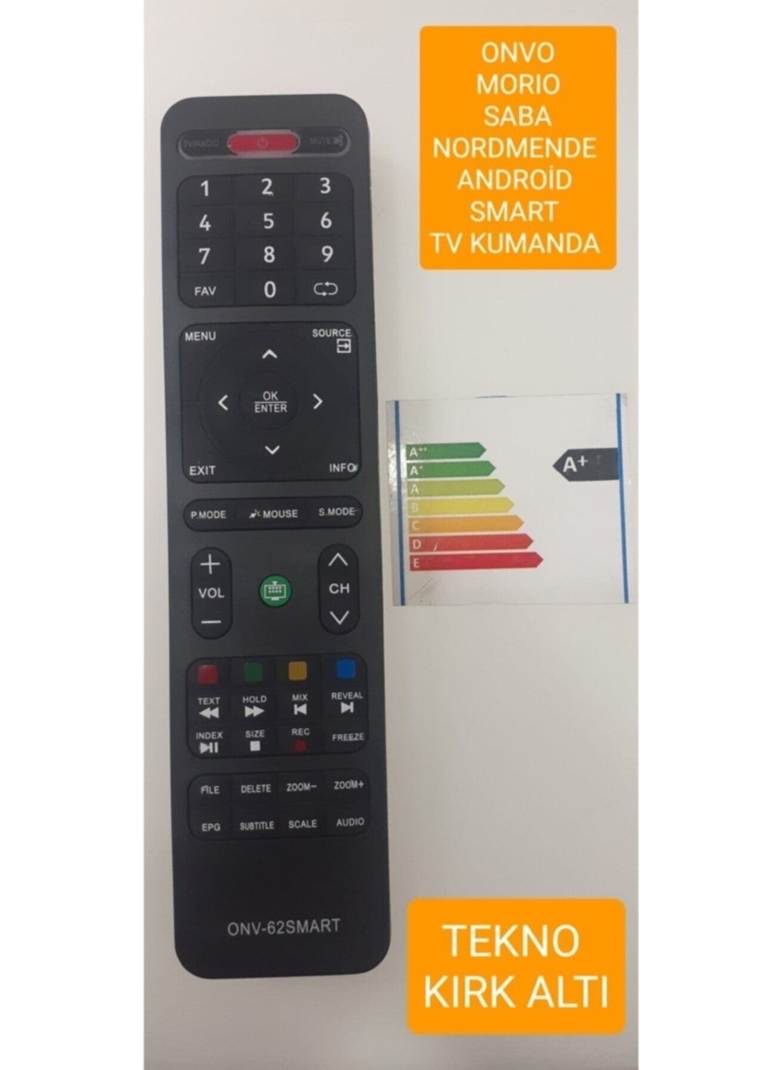 Onvo , Morio, Saba, Nordmende Android, Smart Full HD, LED Television Remote OV42250  - Image 1