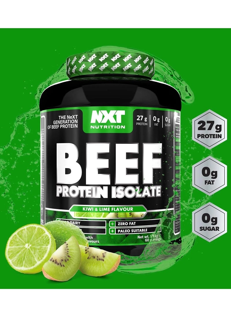 NXT Nutrition - Beef Protein Isolate - Kiwi Lime - (1.8kg) - Image 1