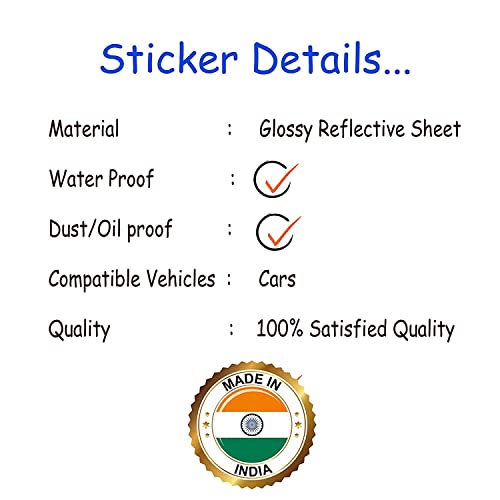 Careflection Petrol Sticker for Car Fuel Tank, Branded self Adhesive Vinyl Sticker(12cm X 2cm) (P1) (White) - Image 5