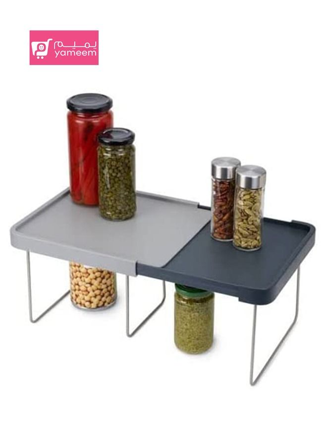 Yameem Kitchen Expandable  Shelf Storage For Spices, Bottles, Cans etc - Image 1