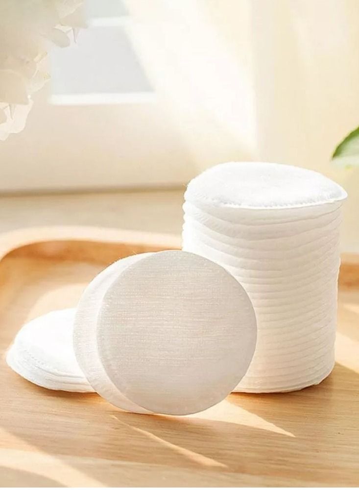 Bebecom Cotton Pads for Face and Baby Care, Make Up Removing and Dirt 3x80 - 240 Pads - Image 1