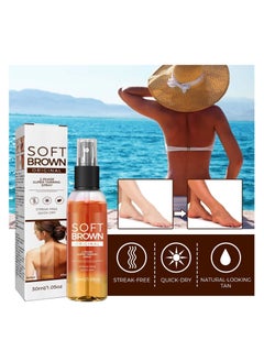 Excefore 3 Pack Soft Brown Self-Tanning Spray, Intensive Tanning Spray, Tanning Accelerator Spray, Suitable for Sun Loungers and Outdoor Sun  - Image 4