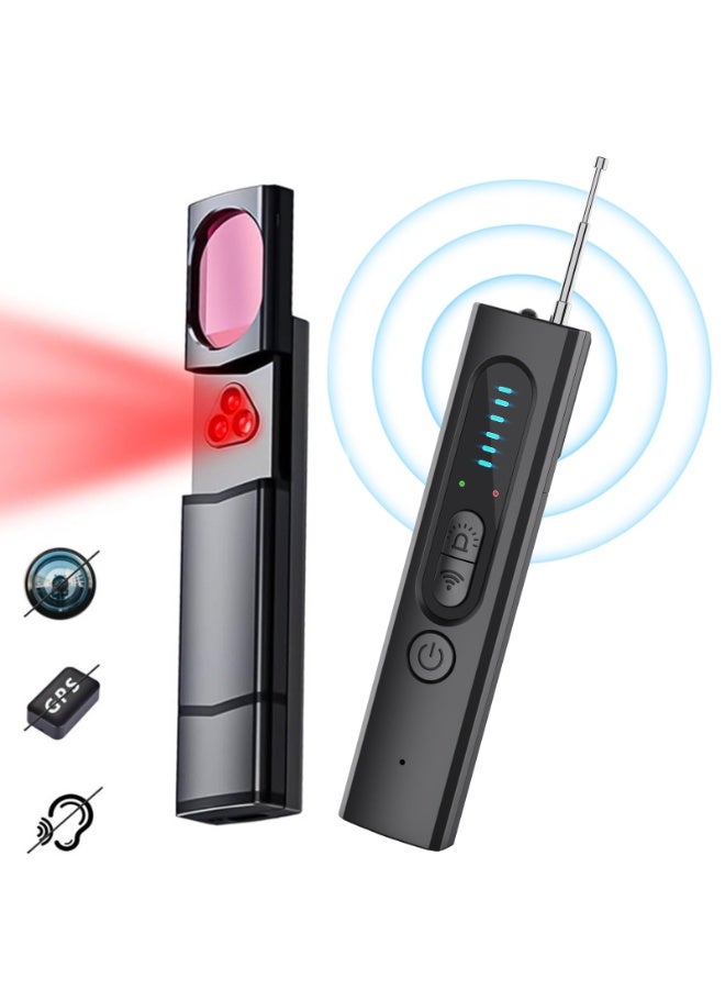 Nicor Hidden Camera Detector Portable Bug RF Detector Device for Gps Tracker Wireless Listening Device Hidden Camera Finder 24H Working Time in Hotel Office Bathroom 6 Levels Sensitivity - Image 1