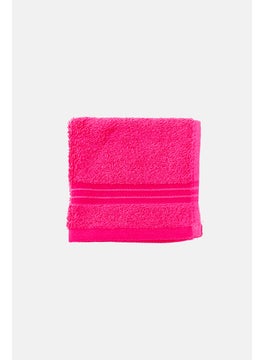 Cotton home Textured Face Towel, Fuschia Pink  - Image 1