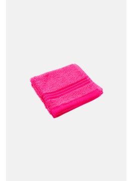 Cotton home Textured Face Towel, Fuschia Pink  - Image 2