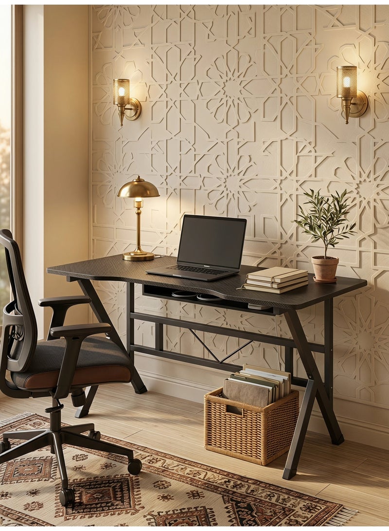 Visionnaire 120*55cm Gaming Table, Home Office Table, Study Desk with Carbon Fibre Desktop Ideal for Students and Gamers - Image 3