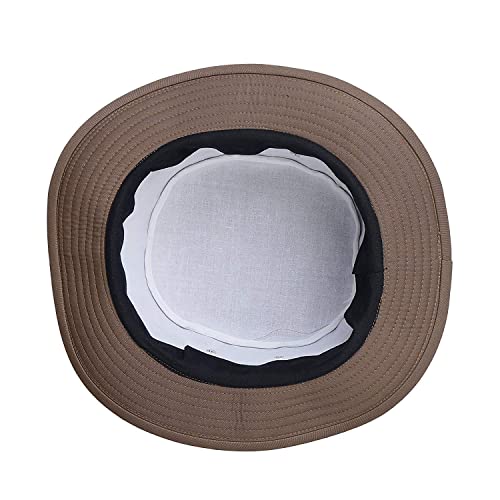 Zacharias Men's Cotton Cricket Umpire Hat (Beige & Light Grey_Free Size) (Pack of 2) - Image 5