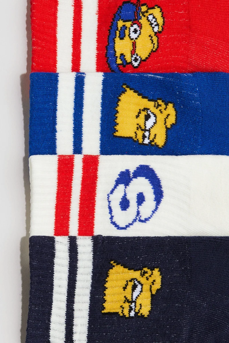 H&M 5-pack intarsia motif socks