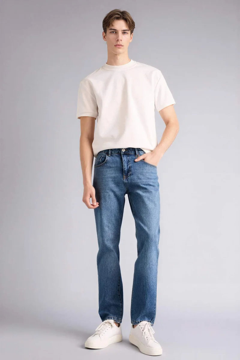 ديفاكتو Straight Fit Trousers