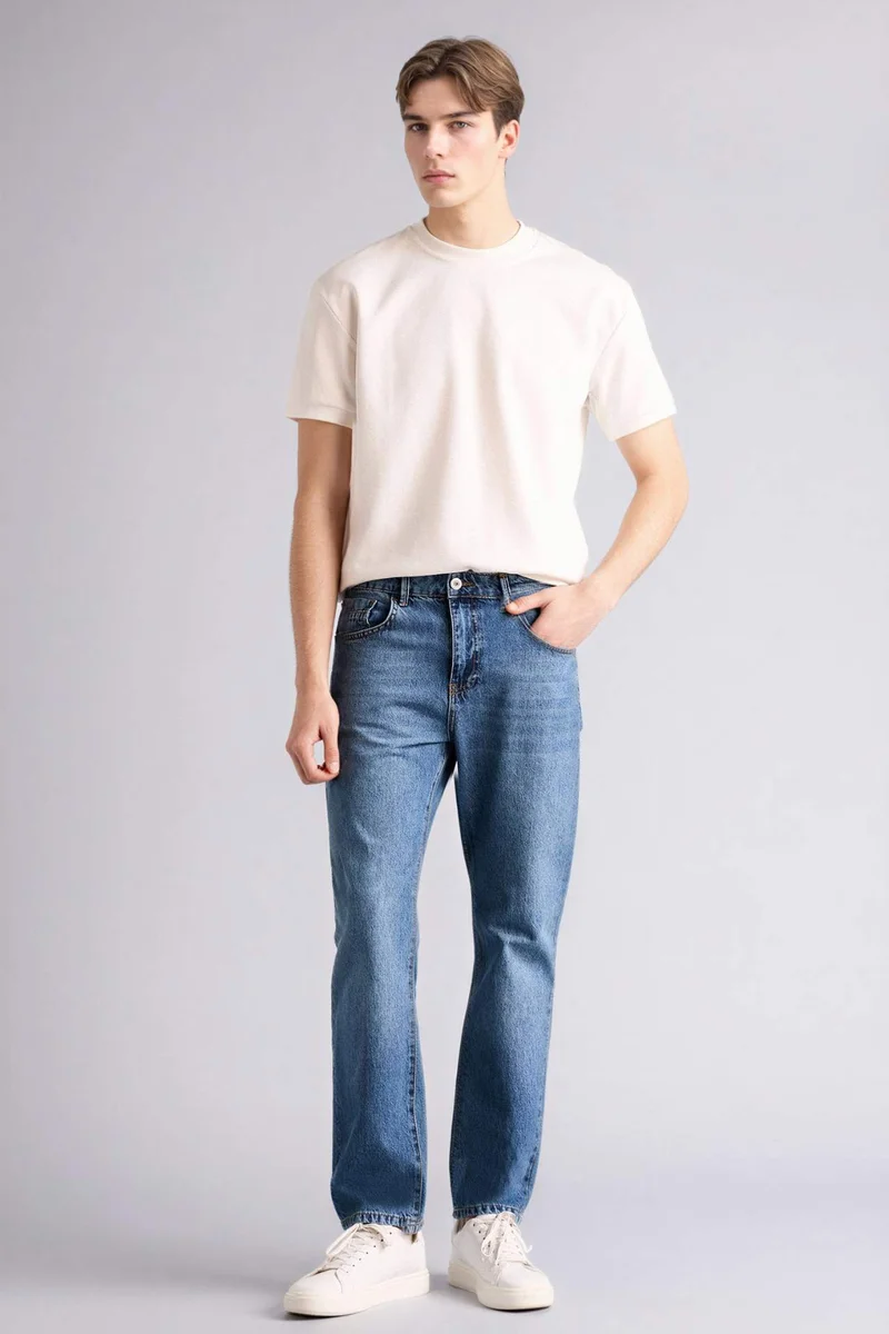 ديفاكتو Straight Fit Trousers