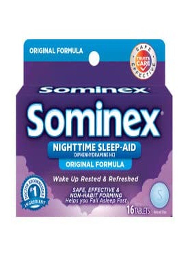 Sominex Original Formula Tablets 16 Tablets (Pack of 2) - Image 2