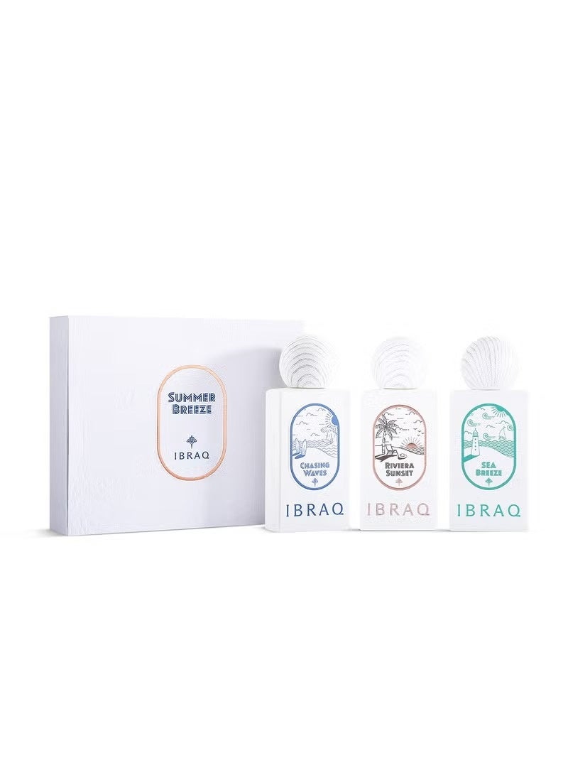 IBRAQ SUMMER BREEZE MINI COLLECTION EDP 3 x 10ml - Image 1