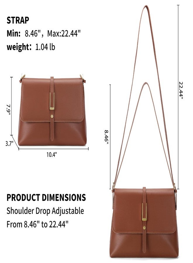 SENDEFN Classic Shoulder Bag for Women Retro Satchel Crossbody Handbags with Zipper Closure Shoulder Purse Vintage - Image 4