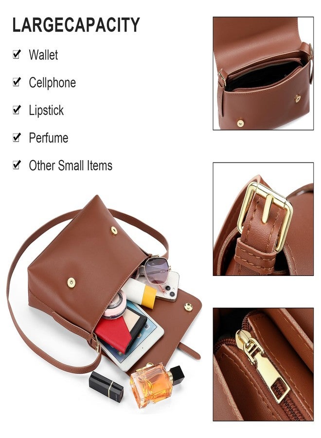 SENDEFN Classic Shoulder Bag for Women Retro Satchel Crossbody Handbags with Zipper Closure Shoulder Purse Vintage - Image 2