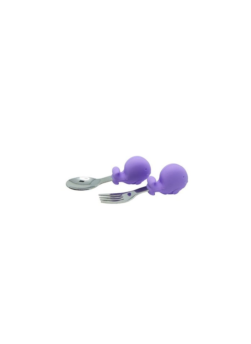Marcus & Marcus Palm Grasp Spoon & Fork Set- Willo  - Image 1