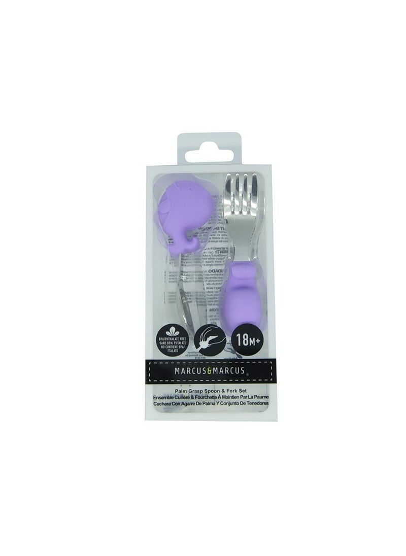 Marcus & Marcus Palm Grasp Spoon & Fork Set- Willo  - Image 2