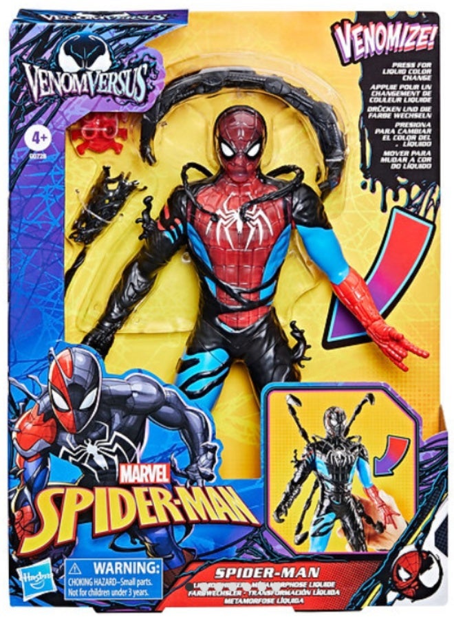 Hasbro Marvel Spider-Man VenomVersus Liquid Shifter Action Figure Toy - Image 2