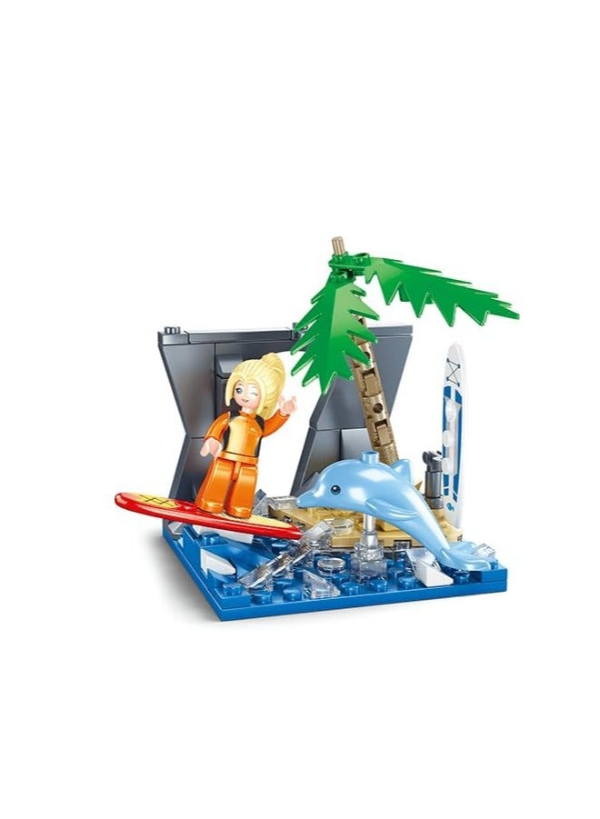 Sluban Season Summer Building Set From Mini Handcraft Series 101 Piece - For Age 6+ Years Old - Image 2