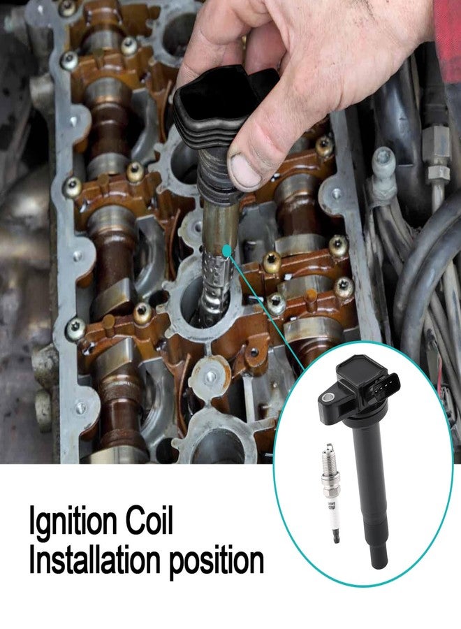 AULINK Set of 8 UF493 Ignition Coil Pack & 4504 Spark Plugs For Lexus GS430 LS430 SC430 GX470 LX470 LX570,for Toyota 4Runner Land Cruiser Sequoia Tundra 4.3L 4.7L 5.7L UF230 IC336 - Image 5