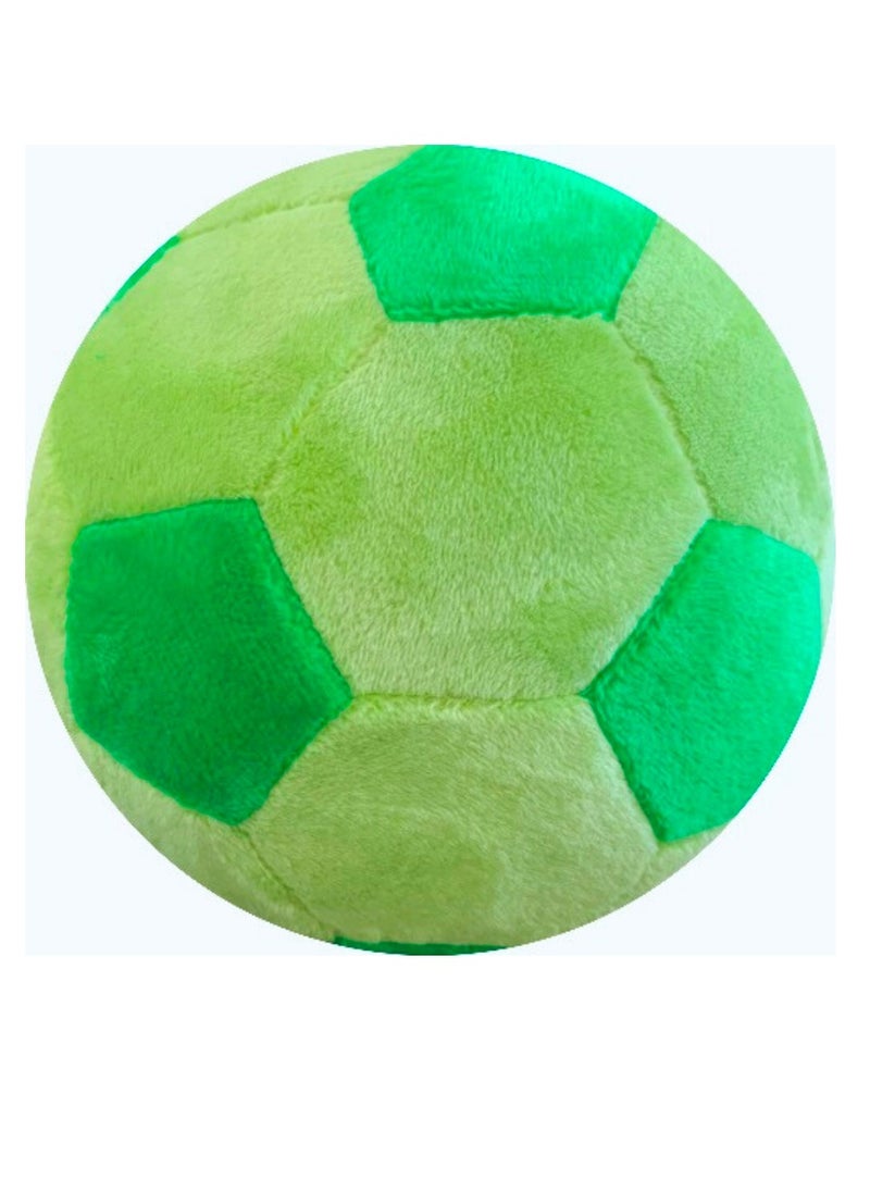 ALLKING Baby soft toys ball, Soft Soccer Ball, Durable Football Fluffy Toy, Soccer ball Gift for Kids Boy Bab (14cm)  - Image 1