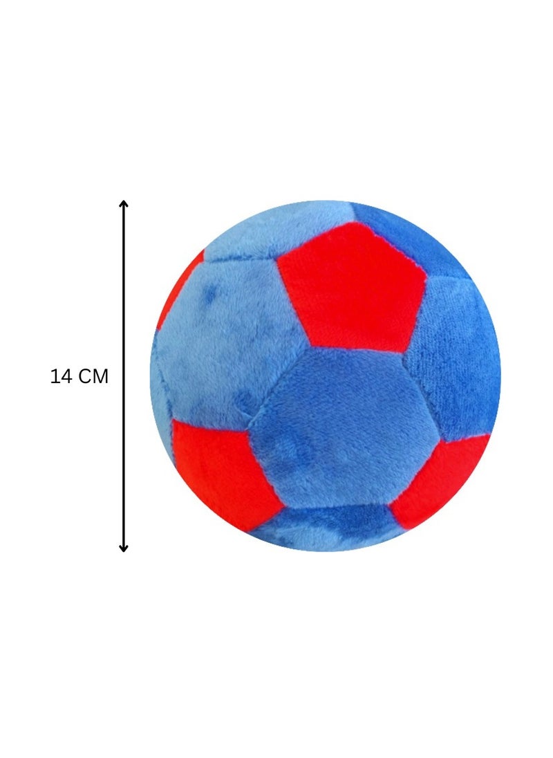 ALLKING Baby soft toys ball, Soft Soccer Ball, Durable Football Fluffy Toy, Soccer ball Gift for Kids Boy Bab (14cm)  - Image 5