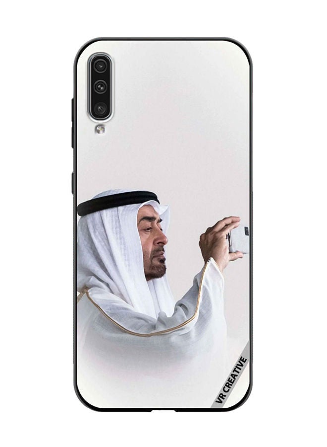VR CREATIVE Protective Case Cover For Samsung Galaxy A50/A50s Sheikh Mohamed Bin Zayed Al Nahyan Design Multicolour - Image 1