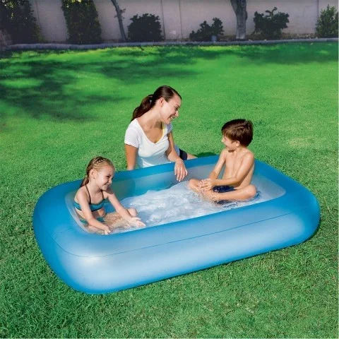 بست واي Children's Pool with Inflatable Base 51115 Blue