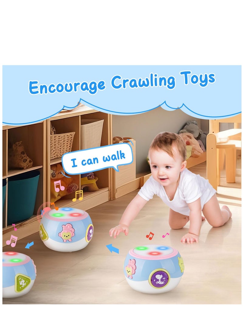Excefore Toys for 1 Year Old Boy Girl Gift, Baby Drum Crawling, Light - Musical Toy for Toddlers 1-3 Learning Toys Tummy Time Toys for 12 months + First Birthday Gifts for 1+Year Old Kids  - Image 4