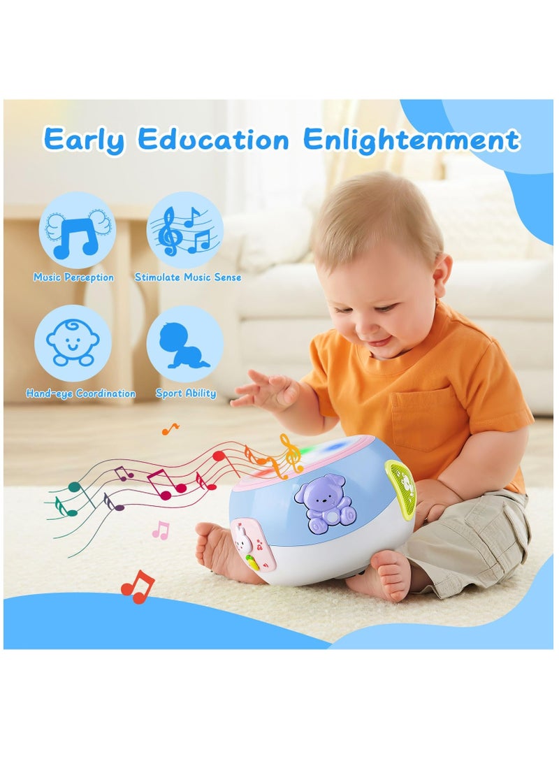 Excefore Toys for 1 Year Old Boy Girl Gift, Baby Drum Crawling, Light - Musical Toy for Toddlers 1-3 Learning Toys Tummy Time Toys for 12 months + First Birthday Gifts for 1+Year Old Kids  - Image 2