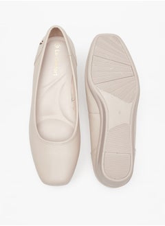Le Confort Solid Slip-On Shoes with Wedge Heels  - Image 4