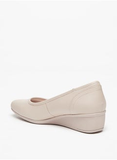Le Confort Solid Slip-On Shoes with Wedge Heels  - Image 2