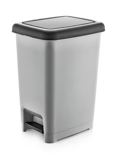 dunya Plastic Pedal Dustbin 40 Liter 424X310X548 MM  - Image 1