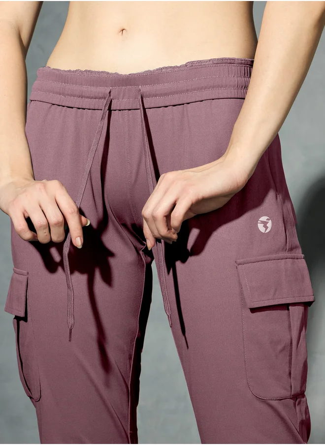 Technosport Technosport Logo Print 4-Way Stretch Joggers