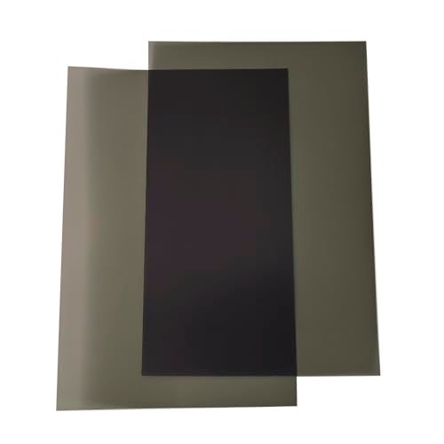 Luenir Circular Polarizers Film Non-Adhesive 11.8x7.8 inches Circularly Polarized Filter polarizing Sheets for Photography, Educational Physics Experiments,2 Pack - Image 2