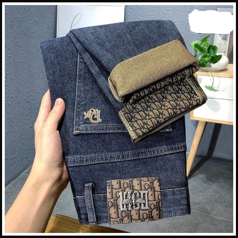 Unisex Classic Denim Jeans Loose Fit Daily Outdoor Wear - Image 1