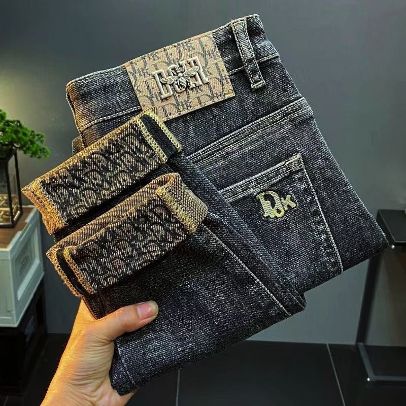 Unisex Classic Denim Jeans Loose Fit Daily Outdoor Wear - Image 2