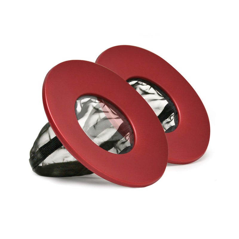 Primula Brew Buddy Portable Pour Over Reusable Fine Mesh Filter Dishwasher Safe Single Serve Coffee or Tea at Any Strength Ideal for Travel or Camping Red 2Pack